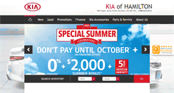 Desktop Screenshot of kiaofhamilton.com