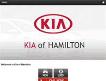 Tablet Screenshot of kiaofhamilton.com